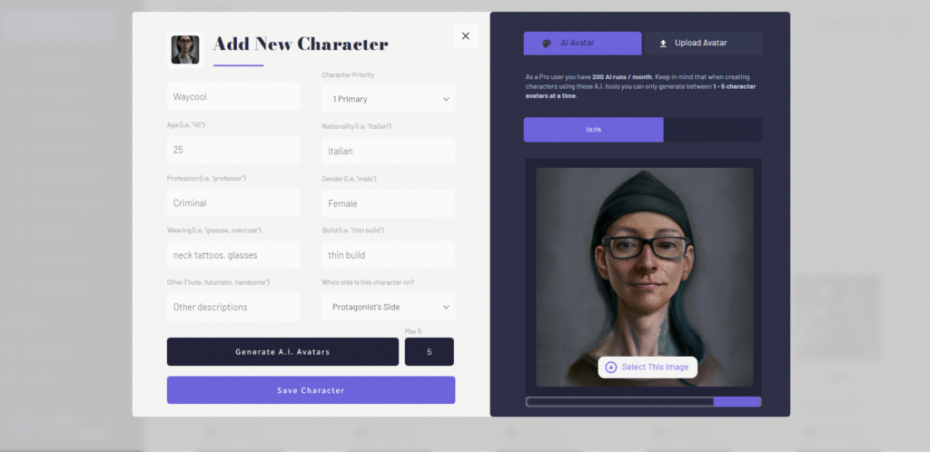 character generation software